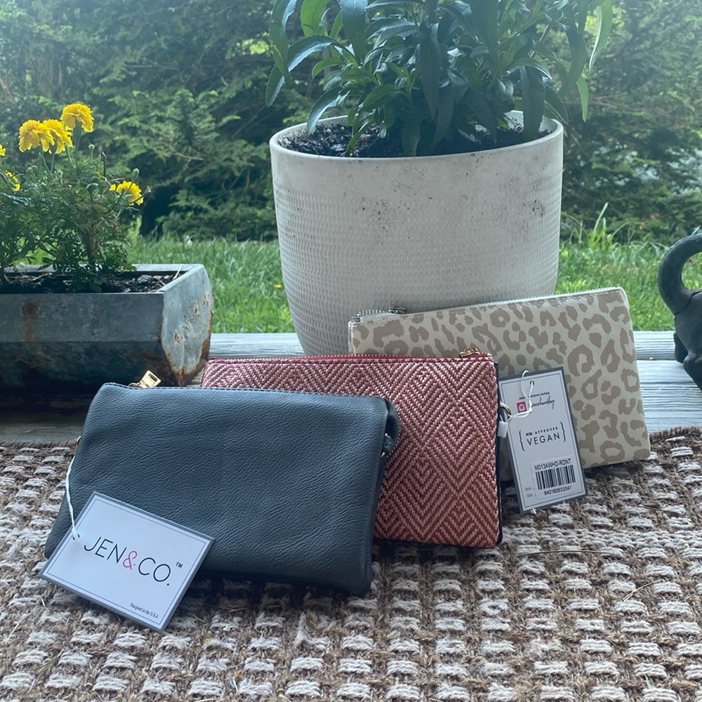 Jen&Co faux leather wallets